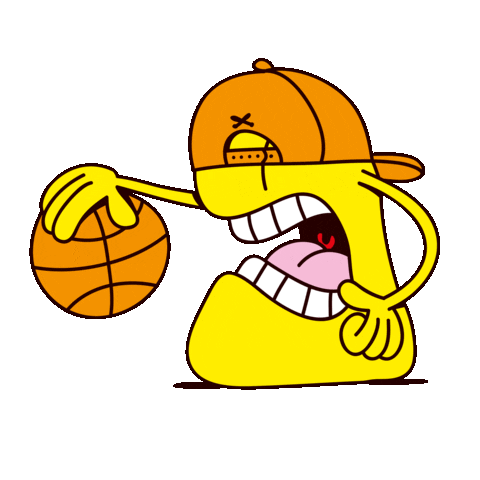 Basketball Ball Sticker by Yadgeto
