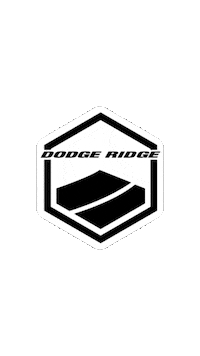 DodgeRidge snow ski snowboard dodge Sticker