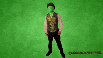 Green Man No GIF