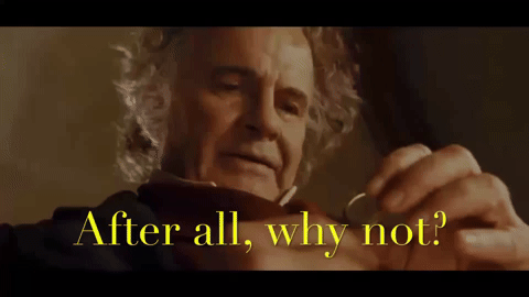 connquerer why lotr hobbit why not GIF