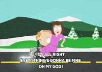 scared speed GIF by South Park 