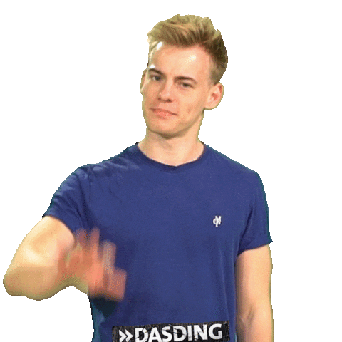 Hand Hallo Sticker by DASDING