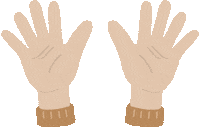 Hand Greeting Sticker