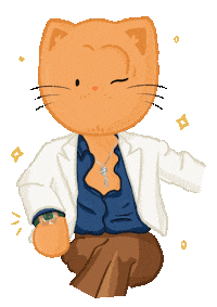 Cat Wink Sticker