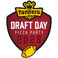 Nfl Draft Sticker by Toppers Pizza