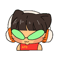 Cat Rainbow Sticker by AJ