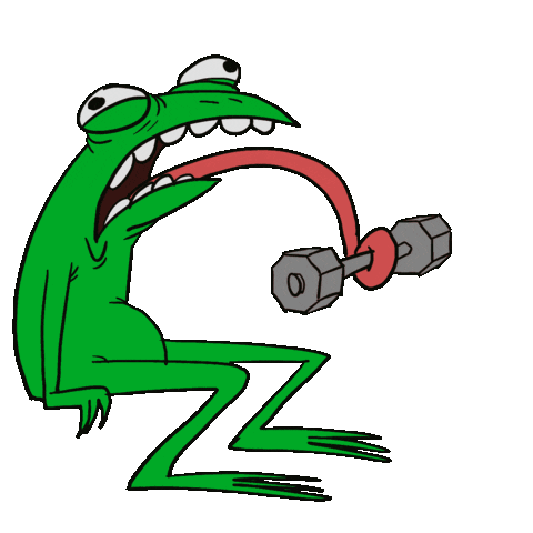 Frog Ytram Sticker by Hombre_McSteez