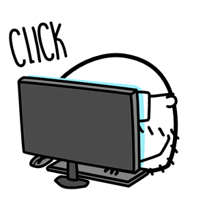 Buixots giphyupload computer pc wait a minute Sticker