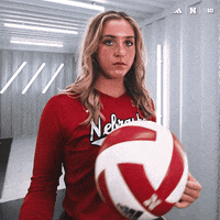 Ncaa Volleyball GIF by Huskers