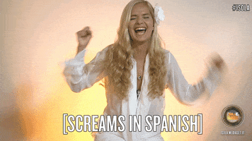 spanish screams GIF by Isola dei Famosi