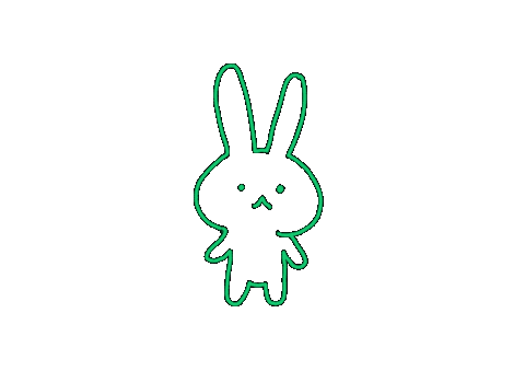 Happy Bunny Sticker by Emily Cox