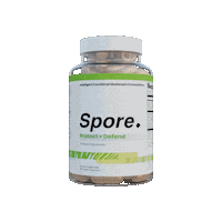 sporelifesciences fitness health natural mushroom Sticker