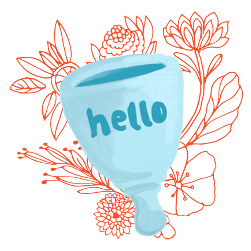 period menstruation Sticker by Put A Cup In It