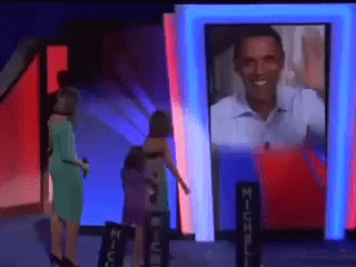 michelle and barack speech GIF by Obama