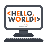 Code Hello Sticker by Revature