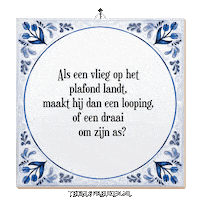 Reflectie Verandering Sticker by Tegelspreuken.nl