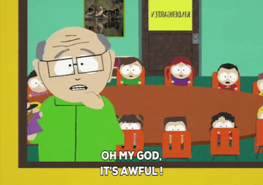 fear terrifying GIF by South Park 