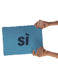 Claro Que Si Yes Sticker by Roba da Donne