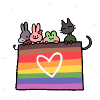 Pride Lgbt Sticker by Zoé p. illustration