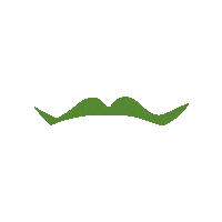 Moustache Sticker by Lemery Games