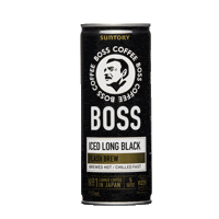 Iced Long Black Sticker by Suntory BOSS Coffee