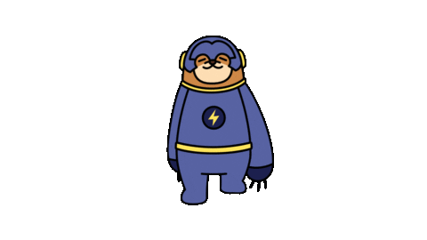 Sloth Sticker by PlayDappTown