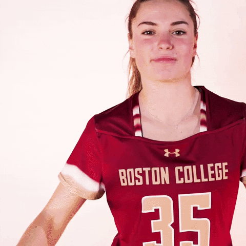 Womens Lacrosse Clap GIF by Boston College Eagles