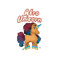 Divine Sticker by Afro Unicorn
