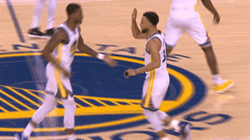 High Five Stephen Curry GIF by NBA