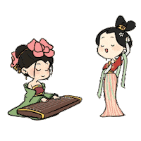 timeprincesses dance chinese tp tang Sticker
