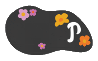 Flowers Sixties Sticker by Pinkkishu
