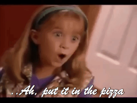 olsen twins pizza GIF
