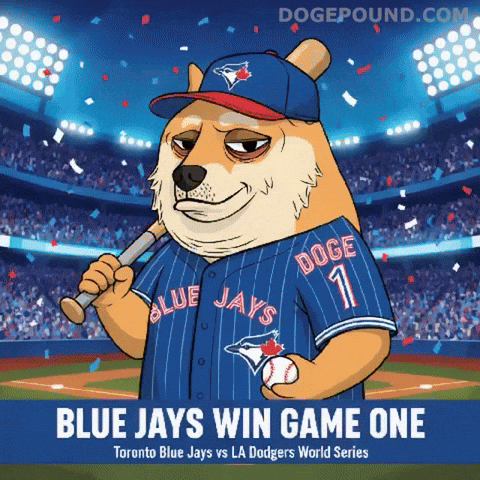 Celebrate Blue Jays GIF by Doge Pound