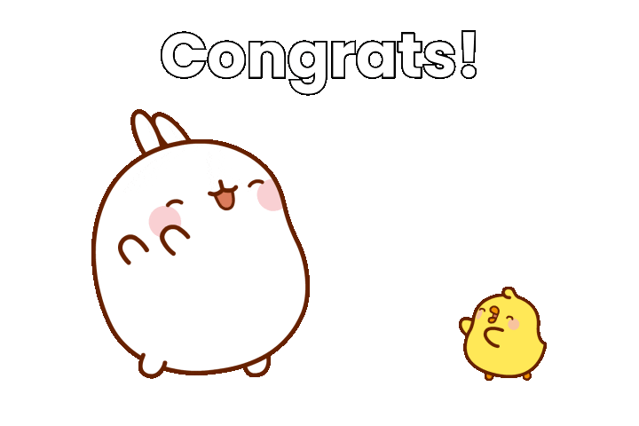 Happy Cartoon Sticker by Molang