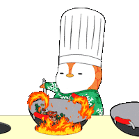Master Chef Cooking Sticker by Pudgy Penguins