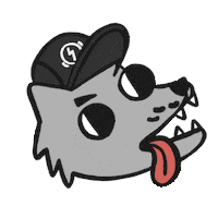 Coffee Wolf Sticker