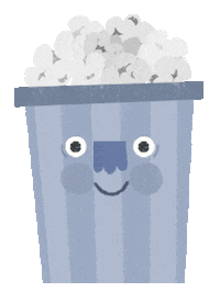 Film Popcorn Sticker