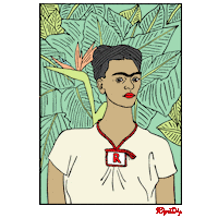 RIPNDIP_CAT alien disgusted frida mms Sticker
