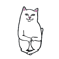 RIPNDIP_CAT alien skate skaters ripndip Sticker