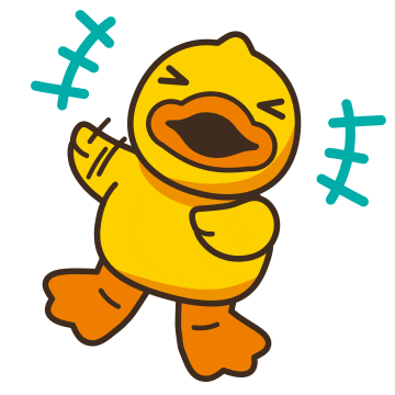 happy laugh Sticker by B.Duck