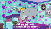 season 9 mall girl pearl GIF by SpongeBob SquarePants