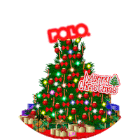 Christmas Tree Sticker by POLO