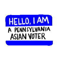 Asian American Election Sticker by #GoVote