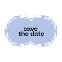 Save The Date Festival Sticker by Studio Erika