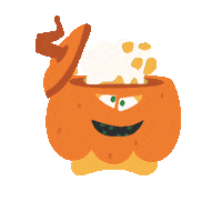 Coffee Halloween Sticker by Jacobs Georgia