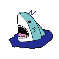 nizheng shark jia 鯊魚 膩鯊 Sticker
