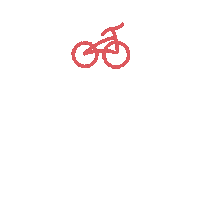 TandemArtStudio loop bike bicycle tandem Sticker