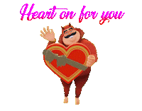 I Love You Heart Sticker by Mindshow