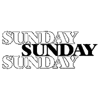 Days Of The Week Sunday Sticker by Molly Alexander