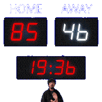 46 Away Sticker